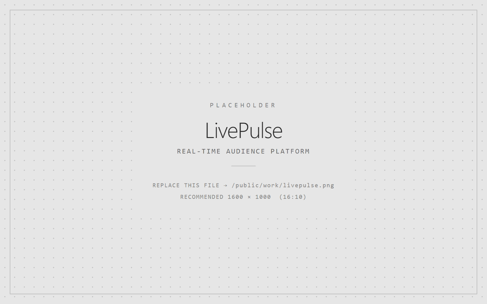LivePulse — real-time audience polling and Q&A session